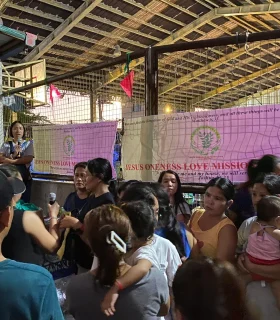 JOLM Helps Homeless Families In Caingin, Sta. Rosa Laguna