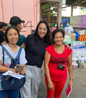 JOLM Helps Homeless Families In Caingin, Sta. Rosa Laguna