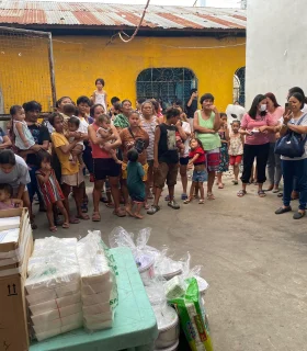 JOLM Helps Homeless Families In Caingin, Sta. Rosa Laguna